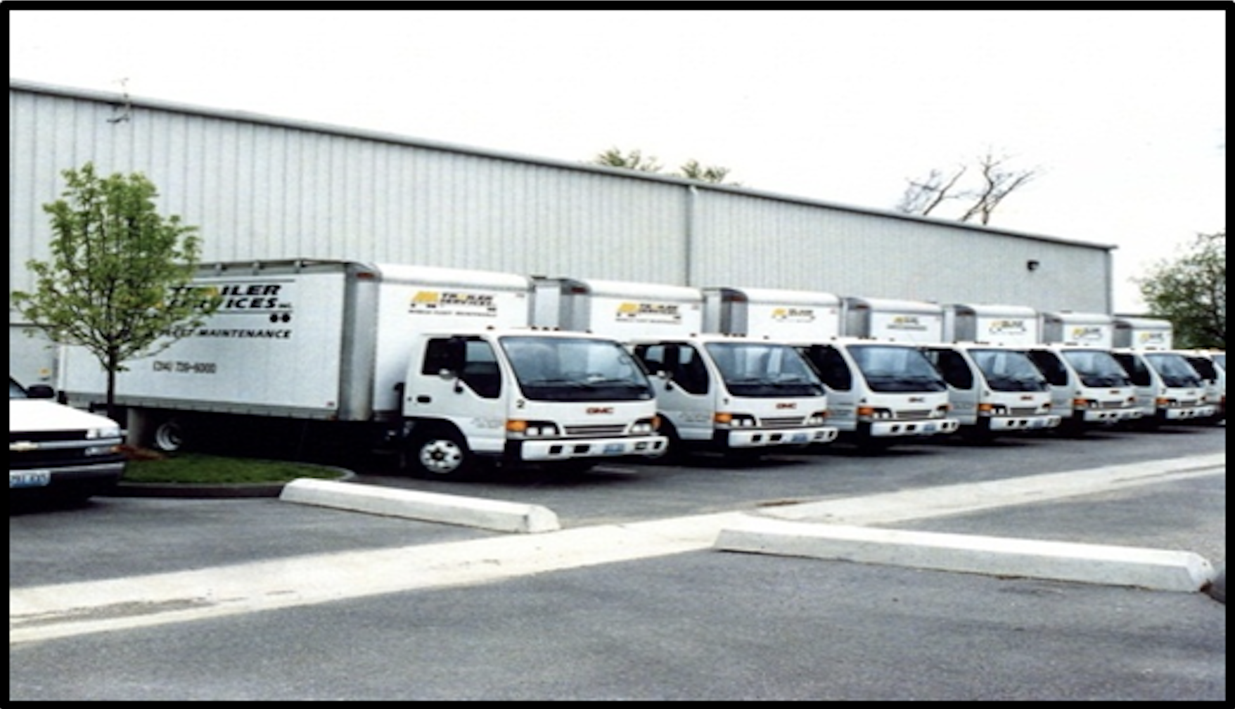 AAA mobile trailer service trucks ready to roll